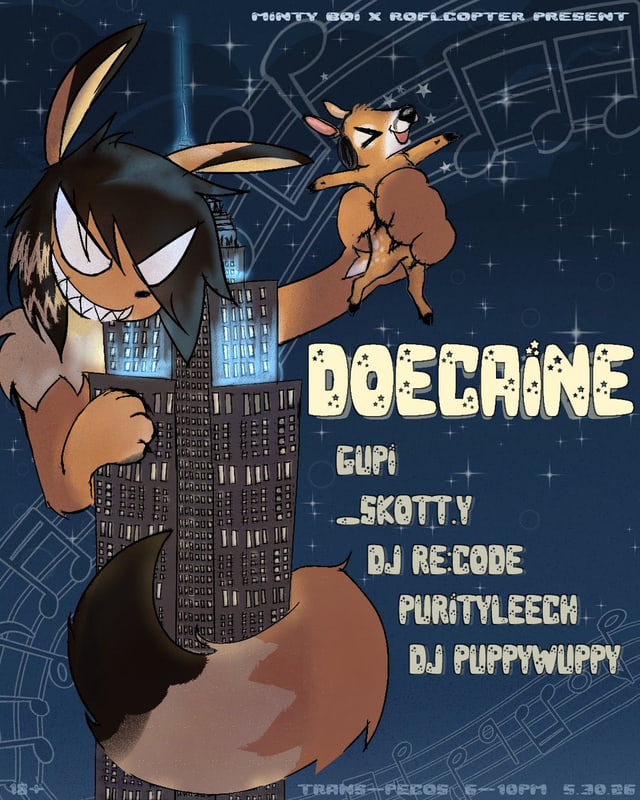 Mintyboi x Roflcopter: Doecaine flyer