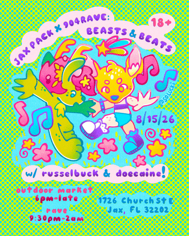 Jaxpack x 904Rave: Beast & Beats flyer