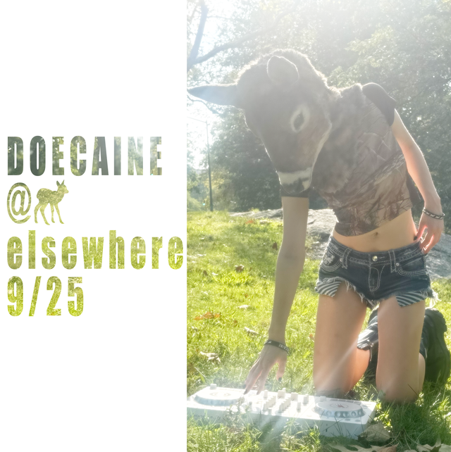 Doecaine @ Elsewhere flyer