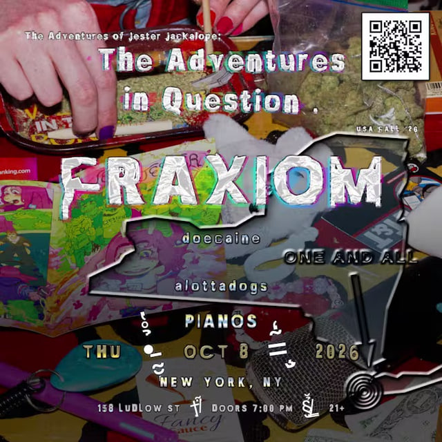 Fraxiom: The Adventures in Question flyer